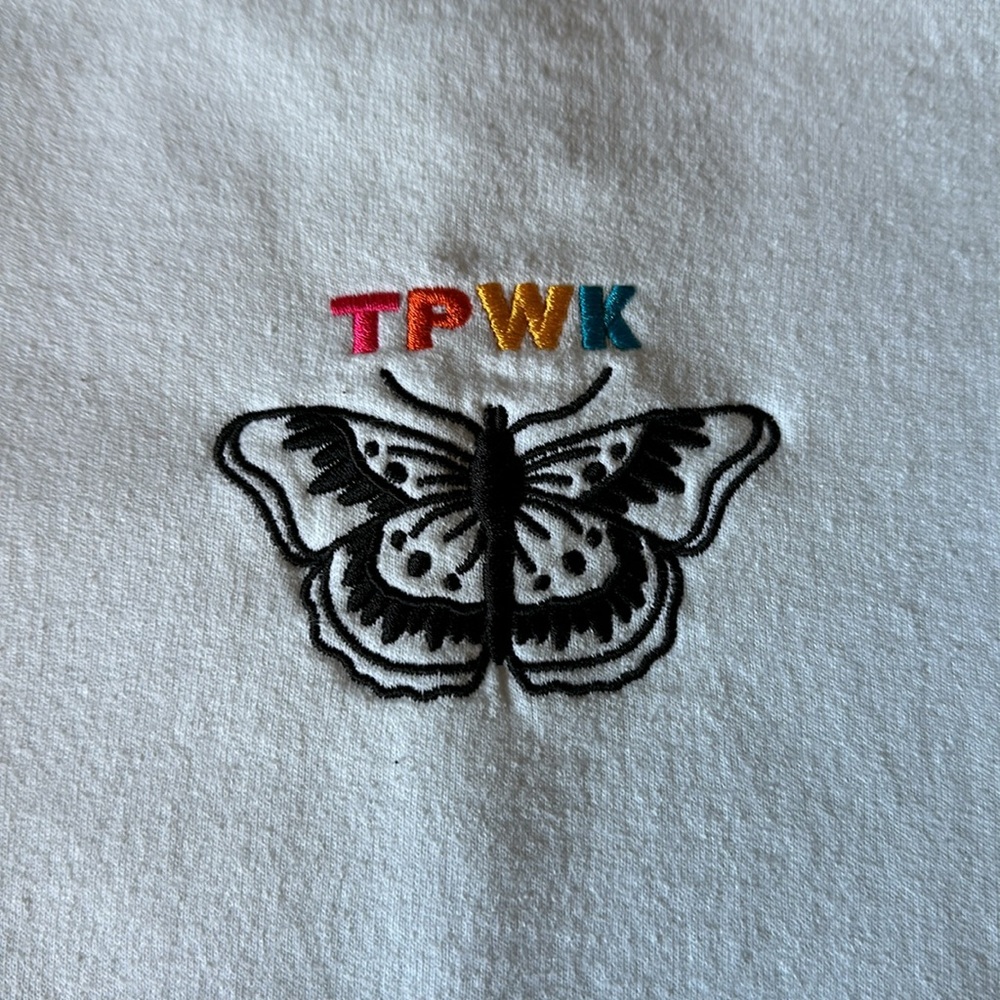 Embroidered “Tpwk” Harry Styles Crewneck Size M - image 2